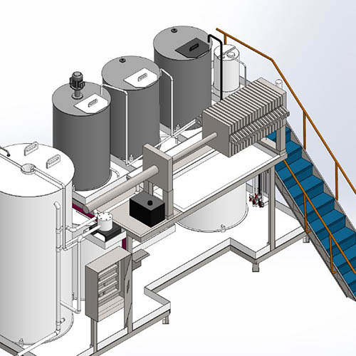 Galvanized plant installation | Chemical Purification Systems-4