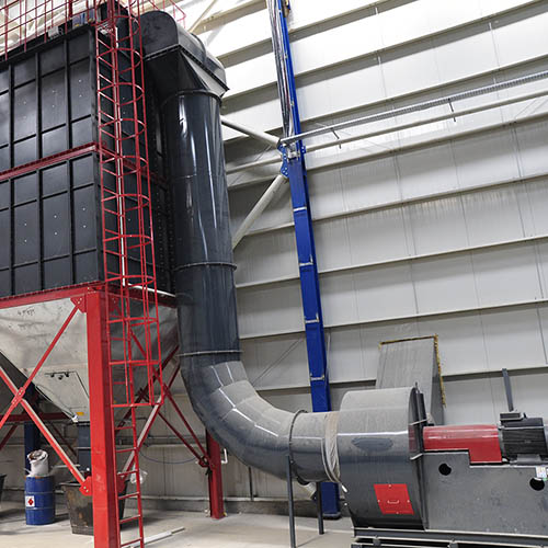 Galvanized plant installation | Dust Collector Filter Systems-8